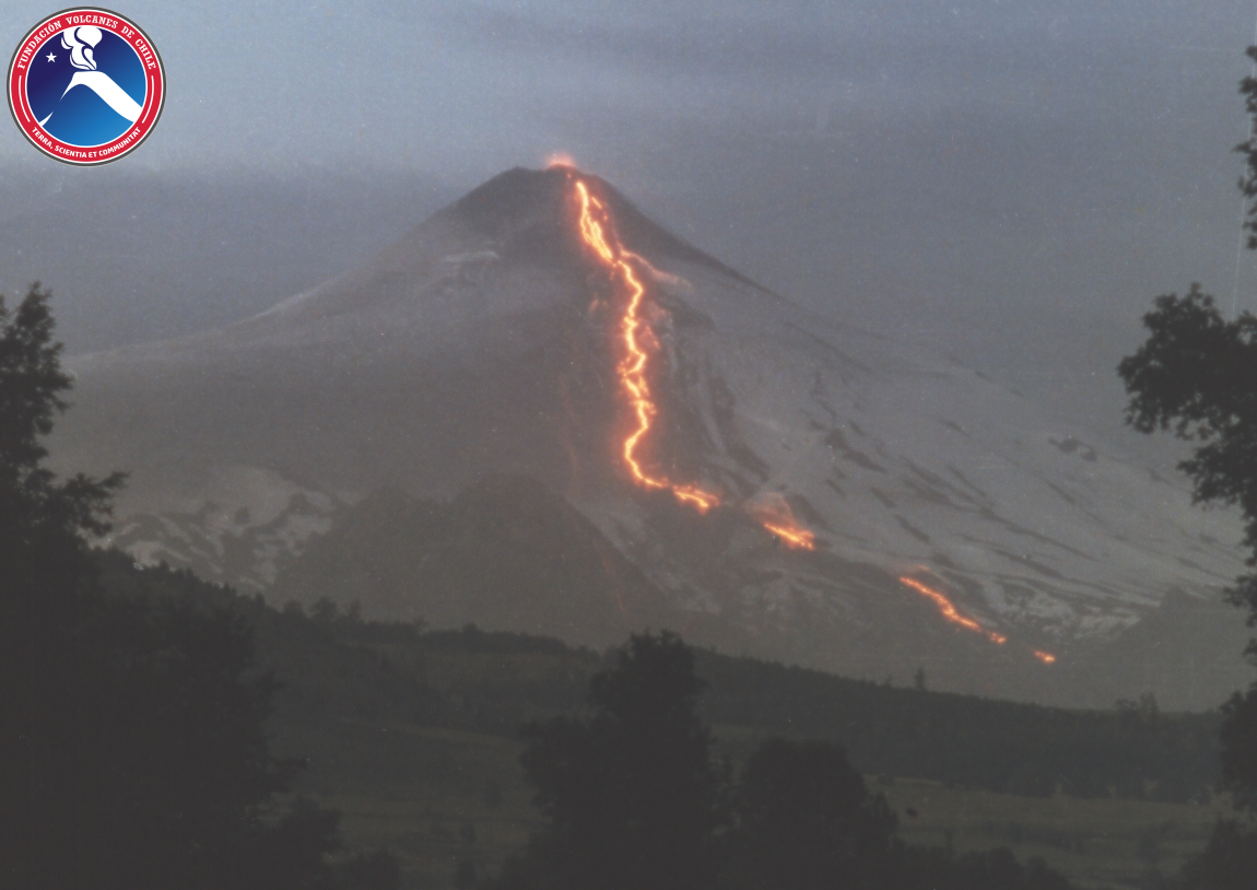 Volcán Villarrica — Erupción de 1984–1985